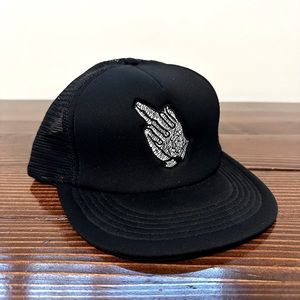 Prayer hands trucker hat
